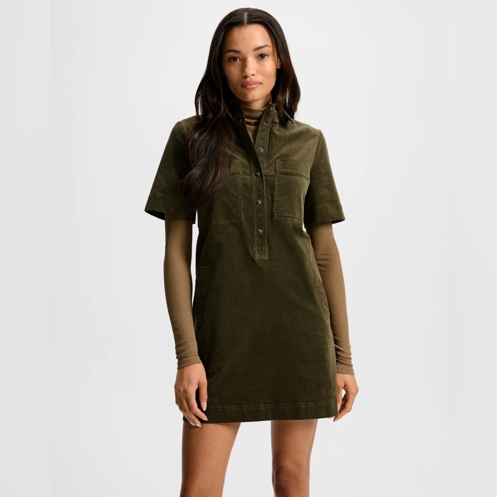 Veronica Beard Koulis Mini Shirtdress